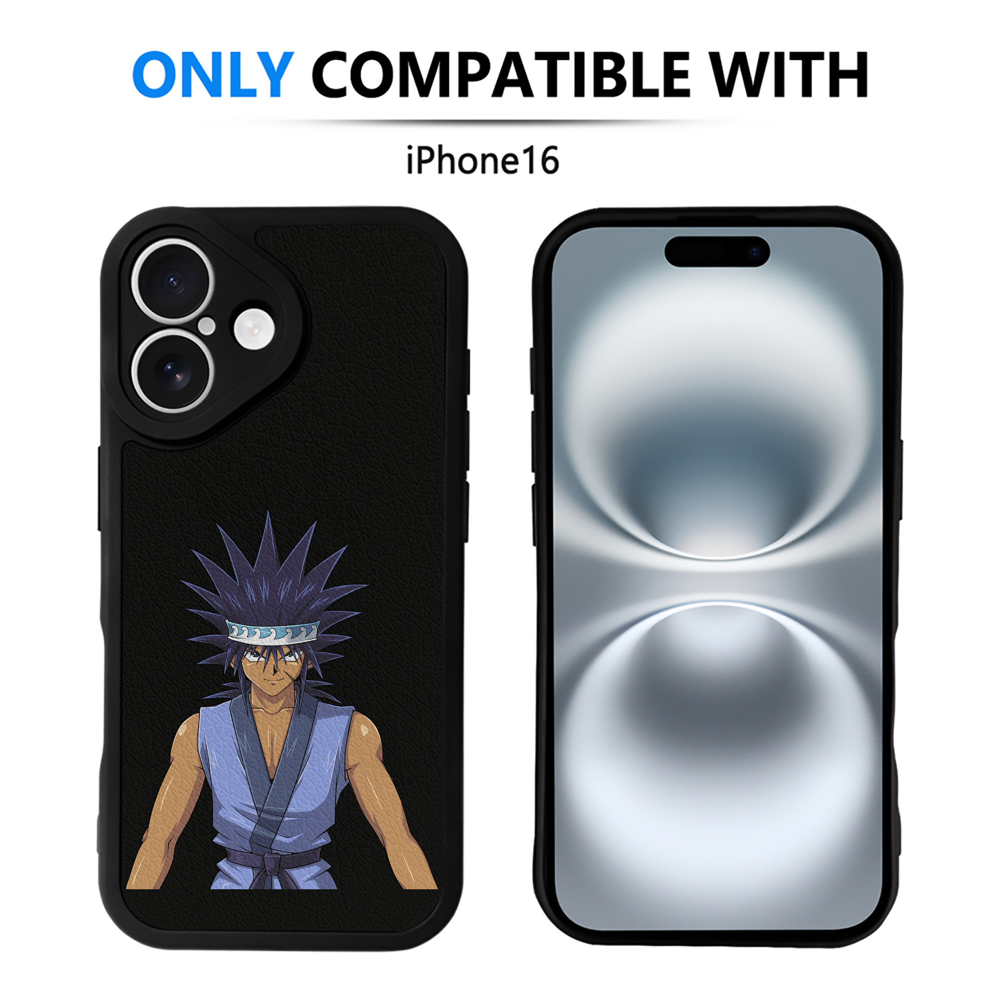 遊☆戯☆王 Yu-Gi-Oh! 【iPhone 16シリーズ対応】シリコンスマホケース（レザー調） 材質：シリコン